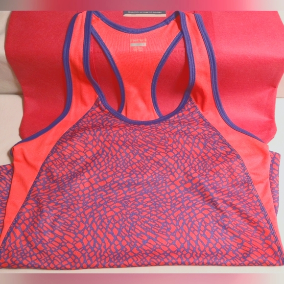 HIND SPORTS BRA/SHORTS/TANK TOP PURPLE & PINK ACTIVEWEAR SET L USA NWT & NWOT
